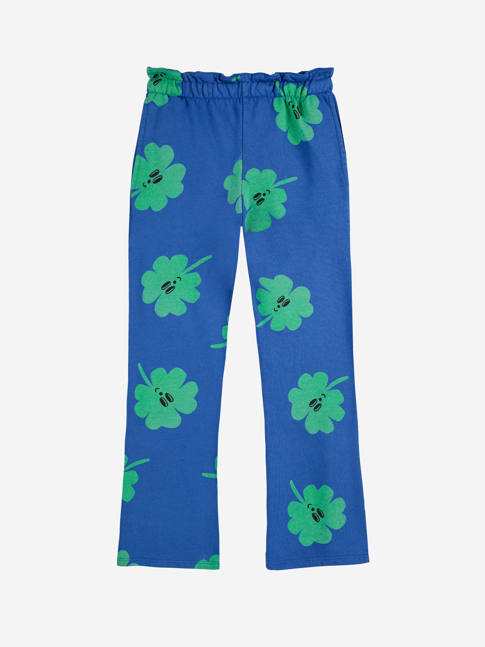 Pantalon Flare "Imprimé trèfles "