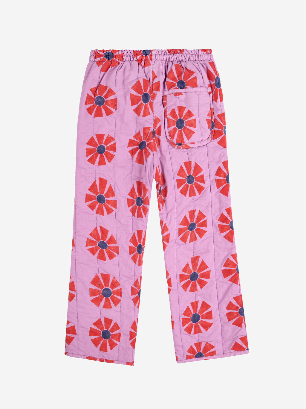 Kaleidoscope all over quilted pants 