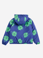 veste imperméable réversible imprimé trèfles