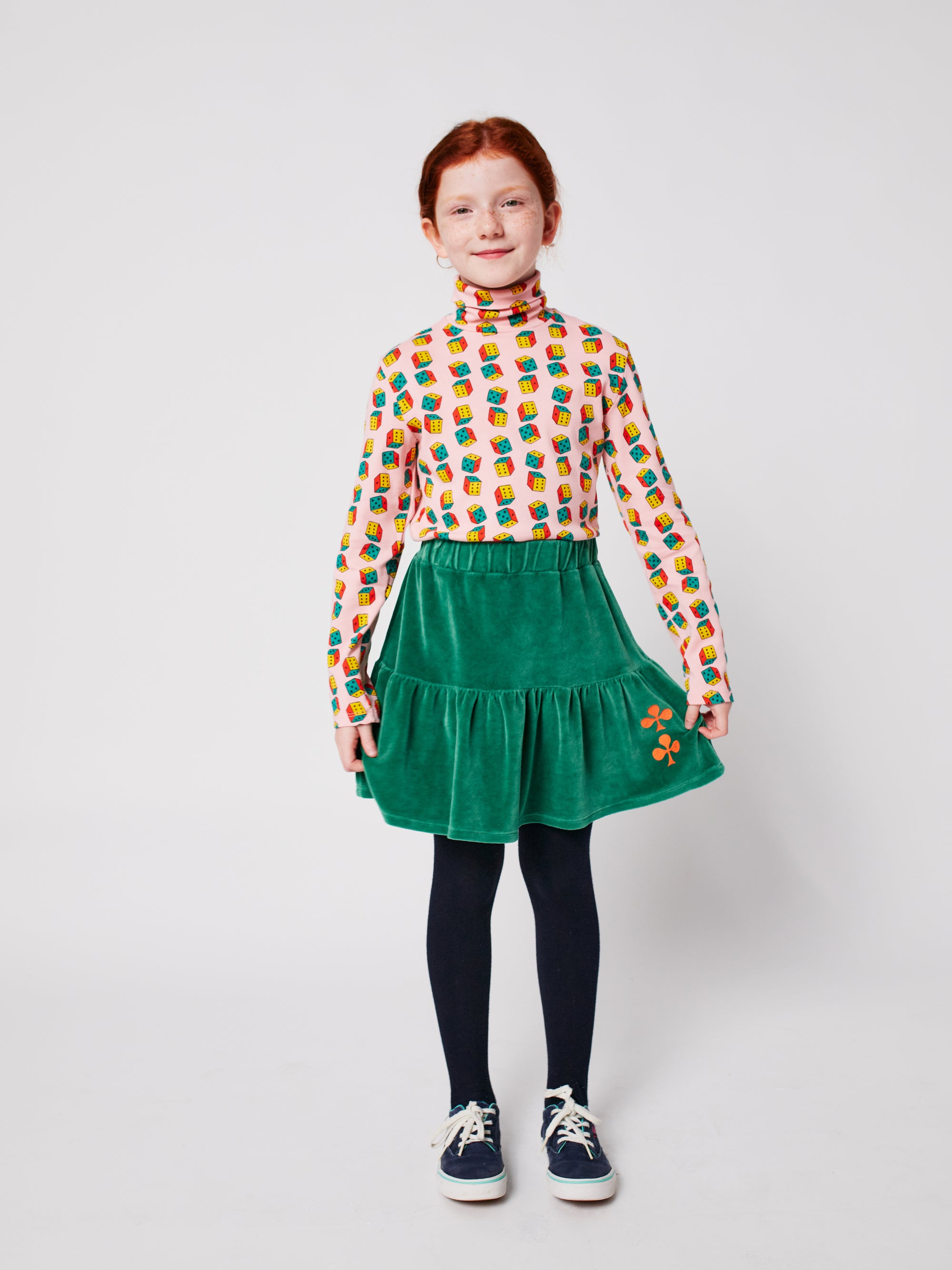 Jupe en Velours "Clover"