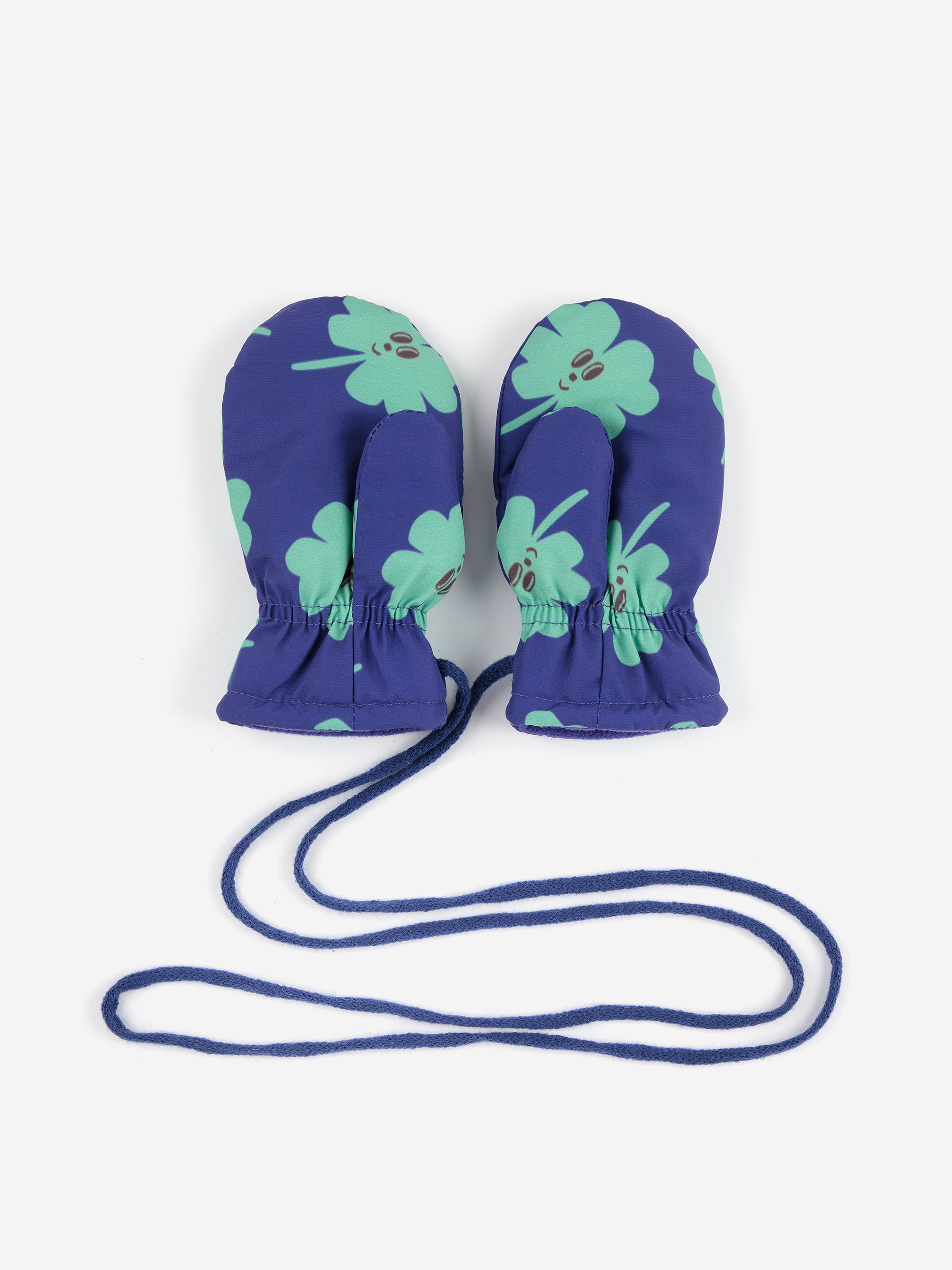 Lucky Clover all over padded mittens