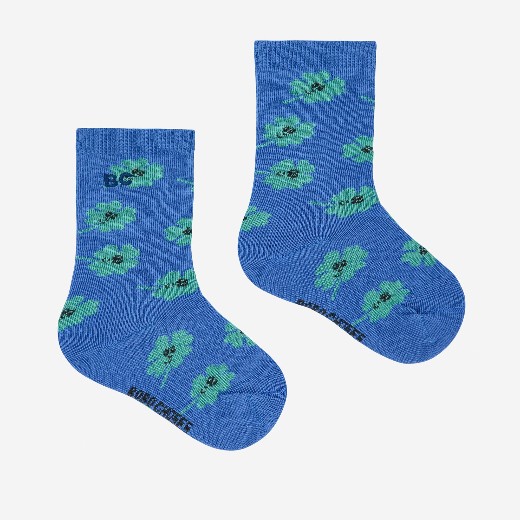 Lucky Clover all over long socks for baby