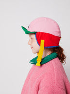 Chapka Enfant Color Block Rose