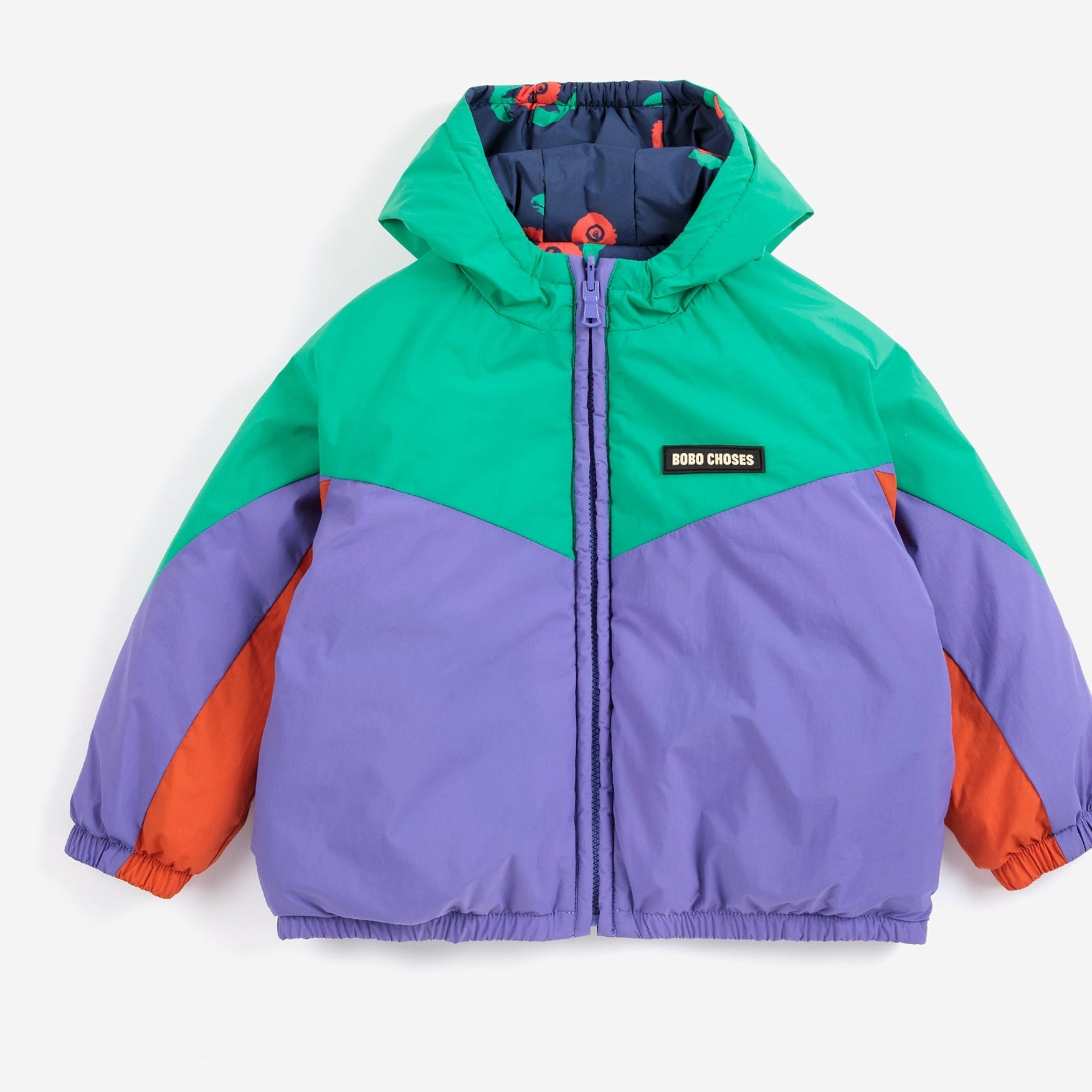 Anorak bébé Réversible Stamp Bloom Bobo Choses