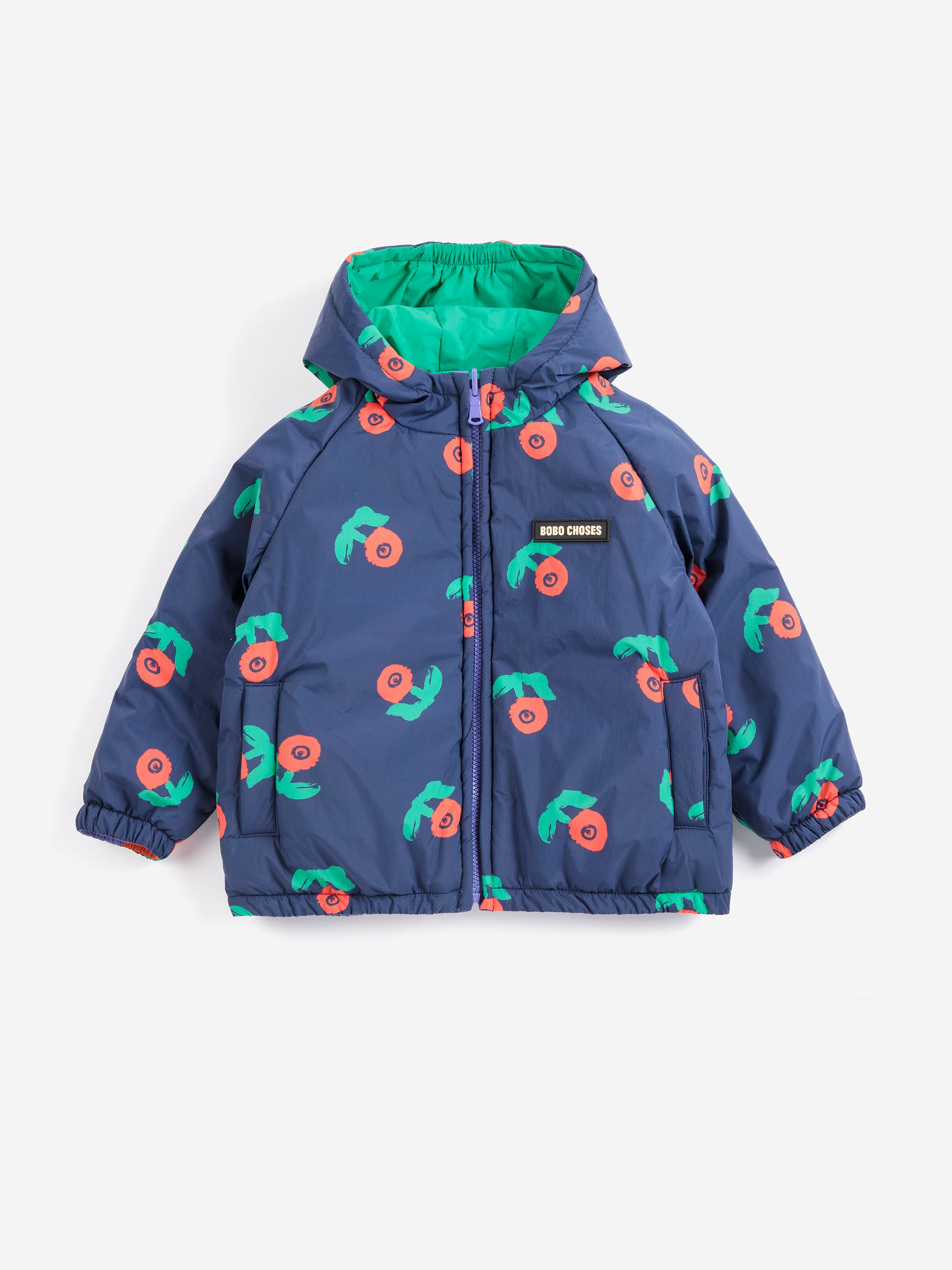 Anorak bébé Réversible Stamp Bloom Bobo Choses – vue 4
