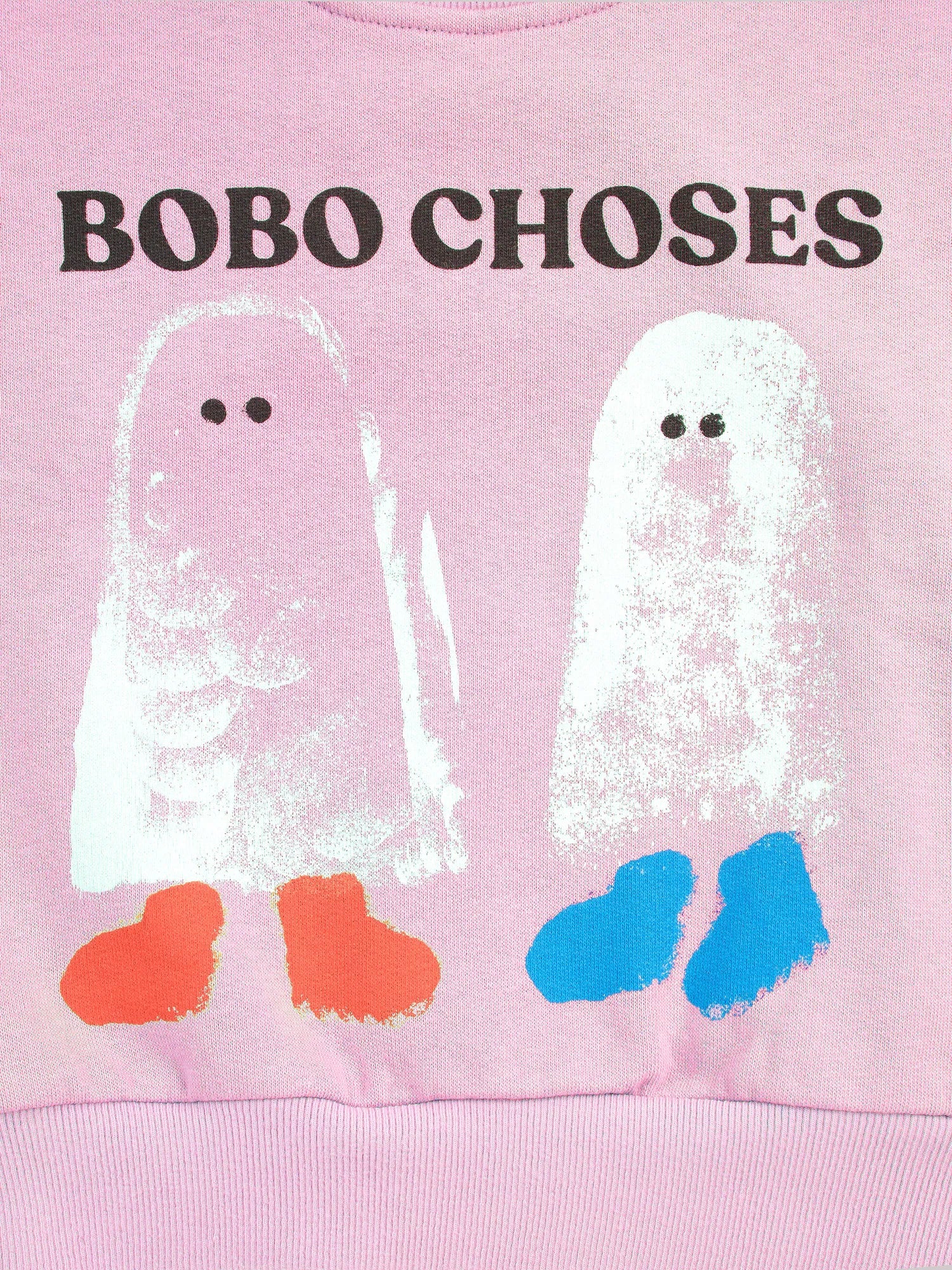 Sweat Booty Ghosts Rose - détail