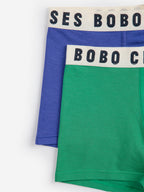 Lot de 2 Boxers Vert & Bleu