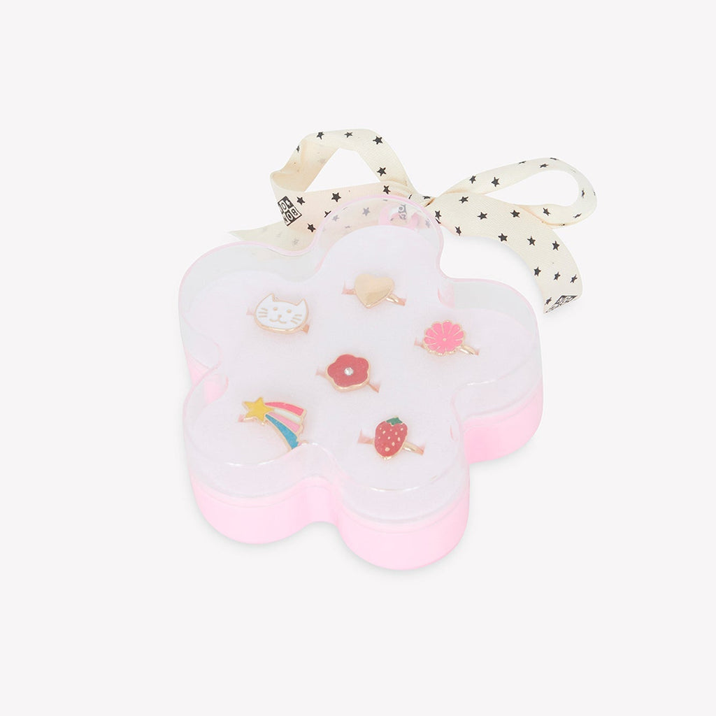Set de bagues Bonton Fleurs