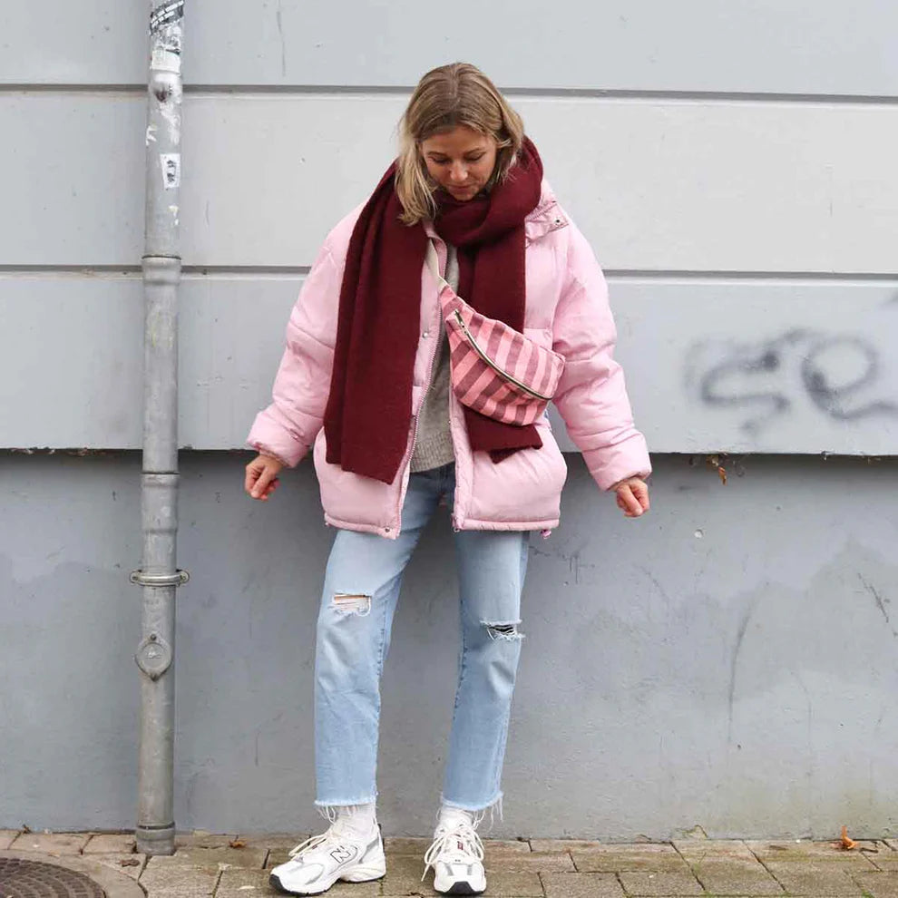 Sac Banane Burgundy Flamingo