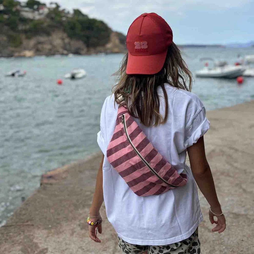 Sac Banane Burgundy Flamingo