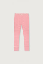 Cherry and cream stripes leggings