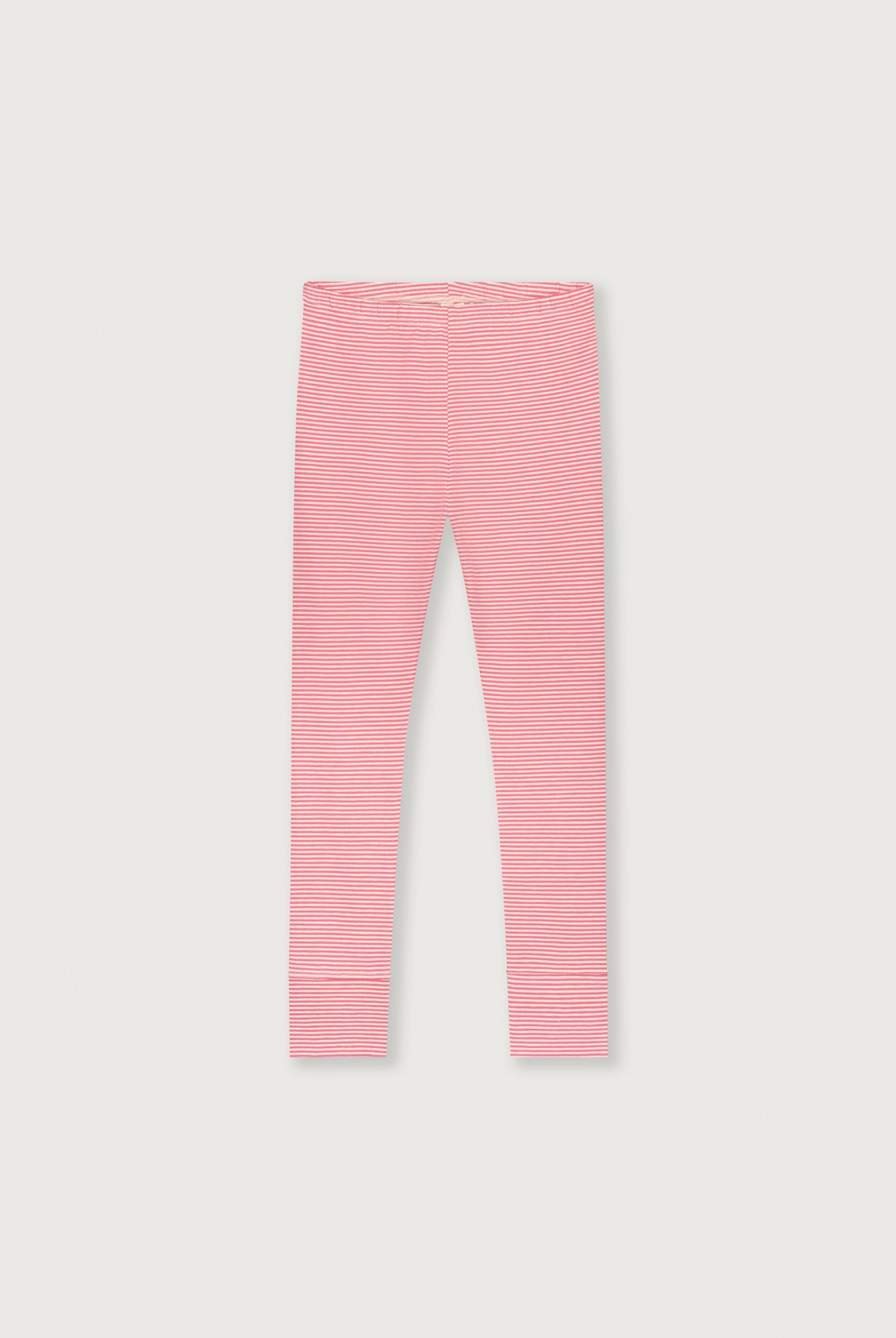 Cherry and cream stripes leggings