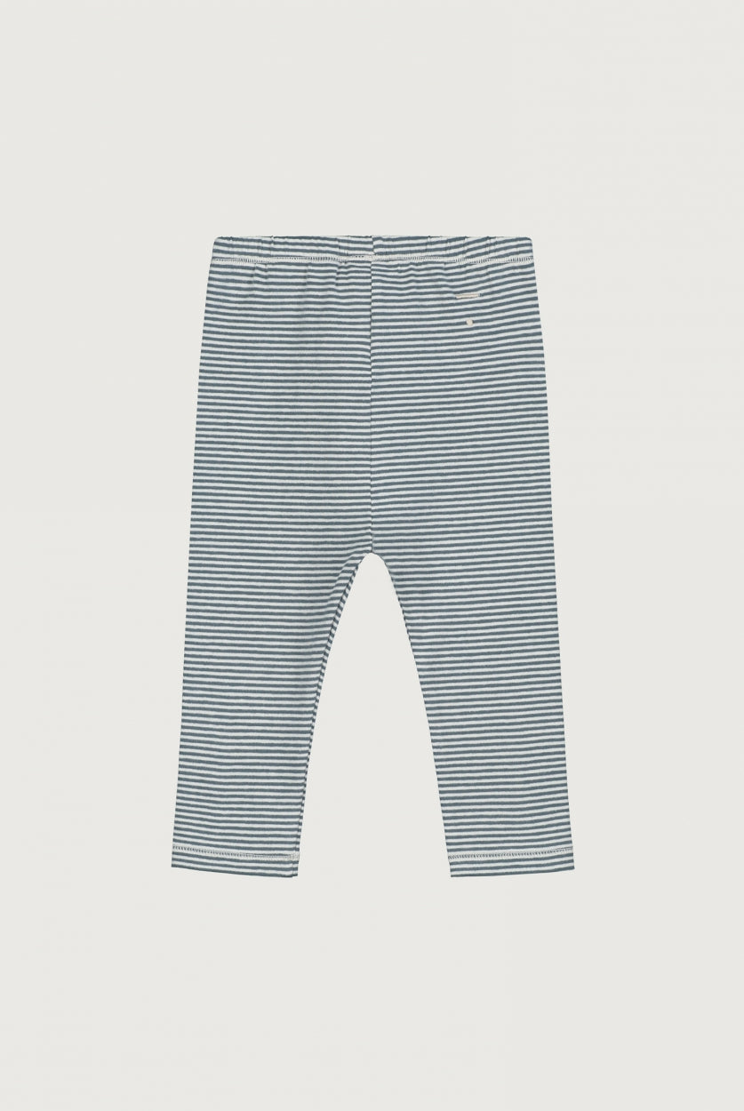 vetements durables bébés gray label Legging bébé rayé bleu