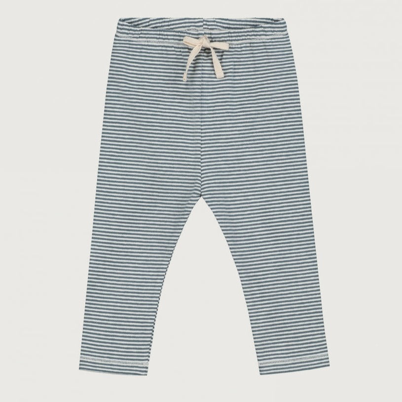 vetements durables bébés gray label Legging bébé rayé bleu