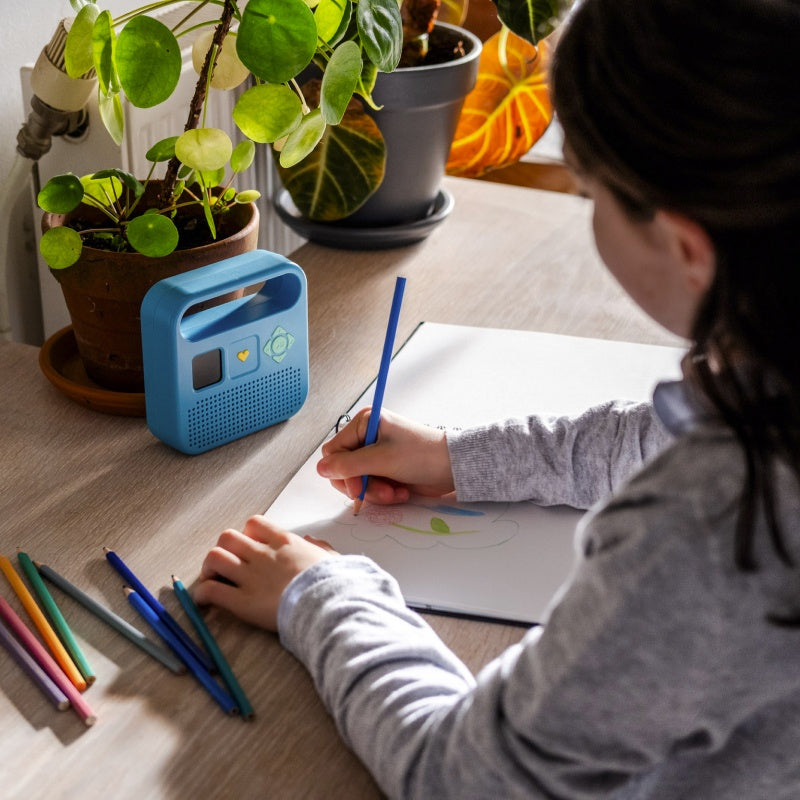 Enceinte Merlin bleu