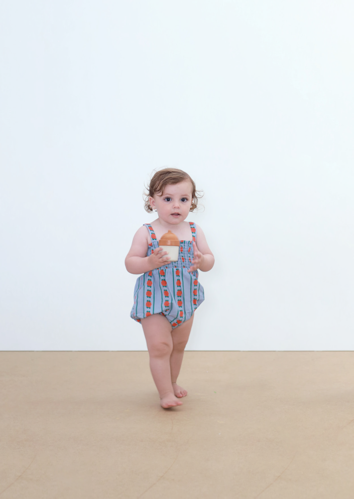 Baby Bodysuit with Rose Pattern