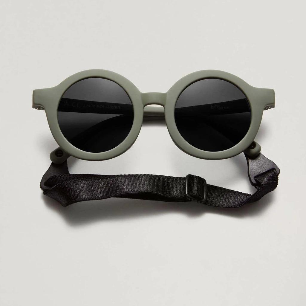 BabyMocs Baby Sunglasses – Signature Round Green