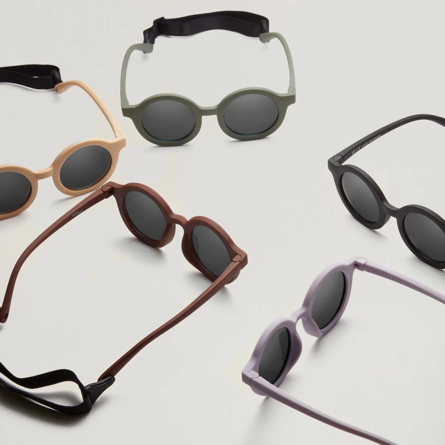 BabyMocs Sunnies – Signature Round Mauve Bendable 