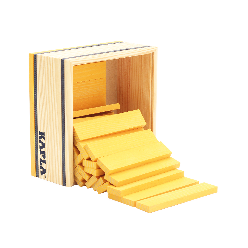 Kapla box 40 pieces yellow