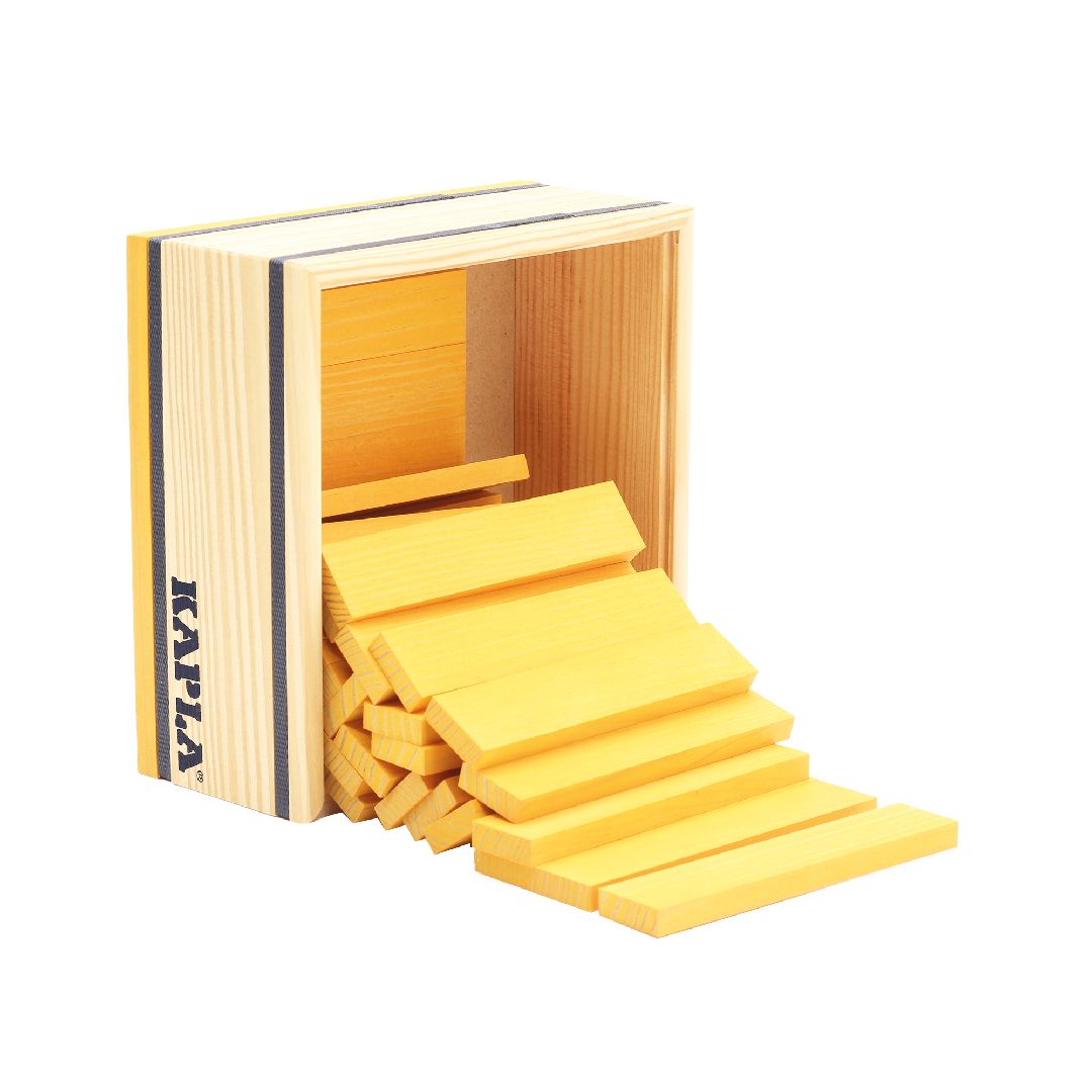 Kapla box 40 pieces yellow