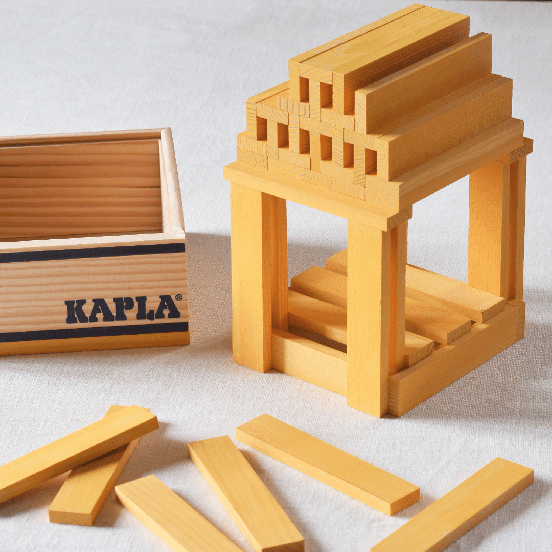 Kapla box 40 pieces yellow