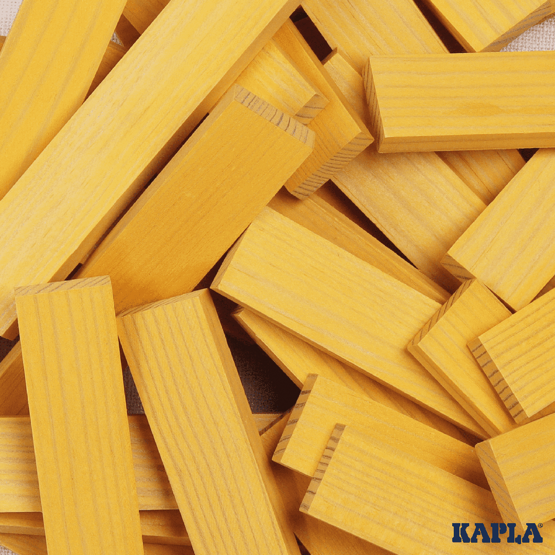 Kapla box 40 pieces yellow