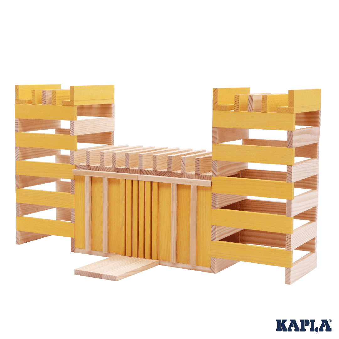 Kapla box 40 pieces yellow