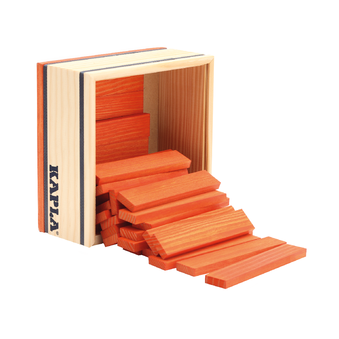 Kapla box 40 orange pieces