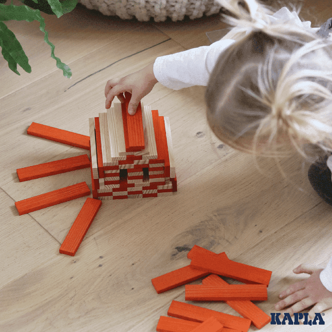 Kapla box 40 orange pieces