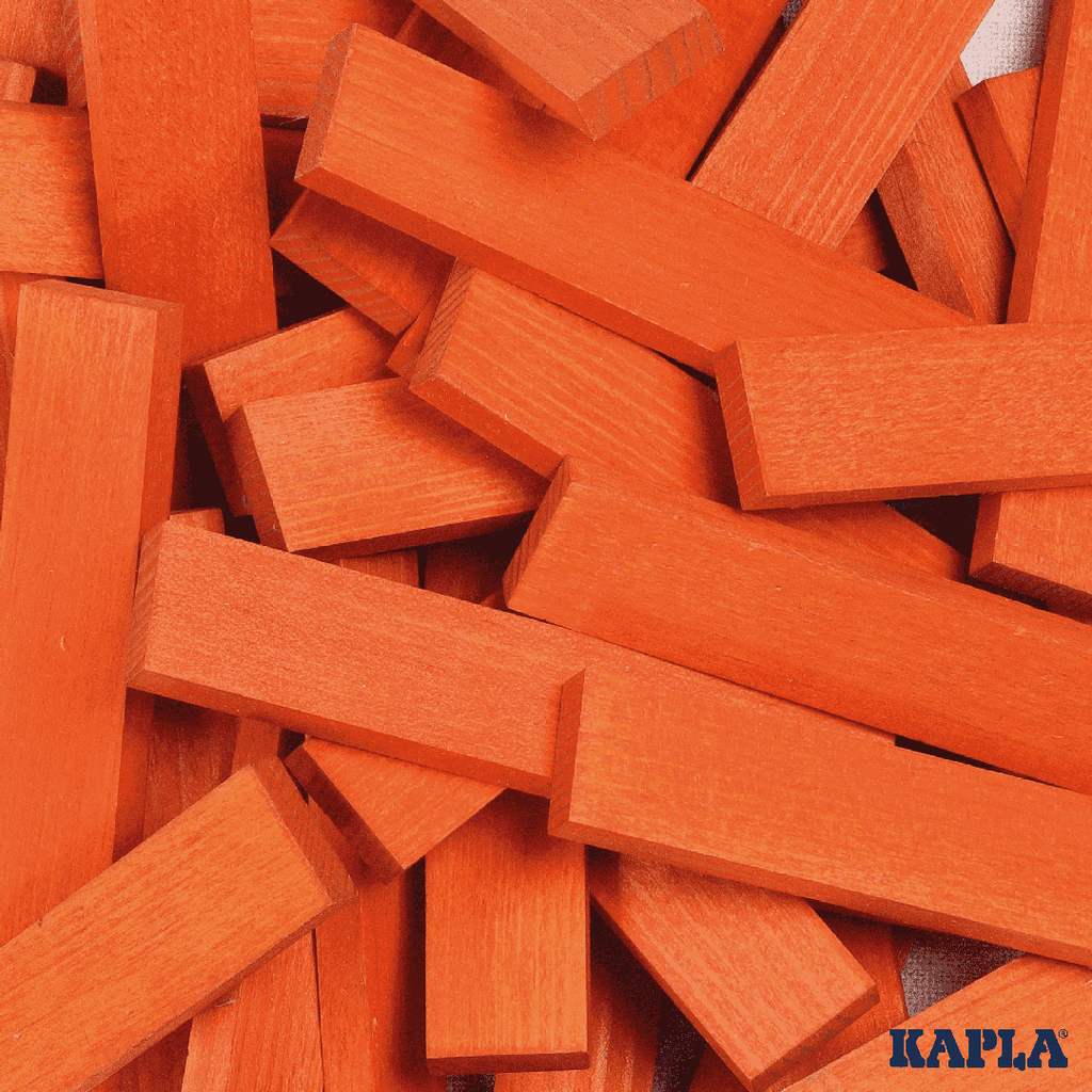 Kapla box 40 orange pieces