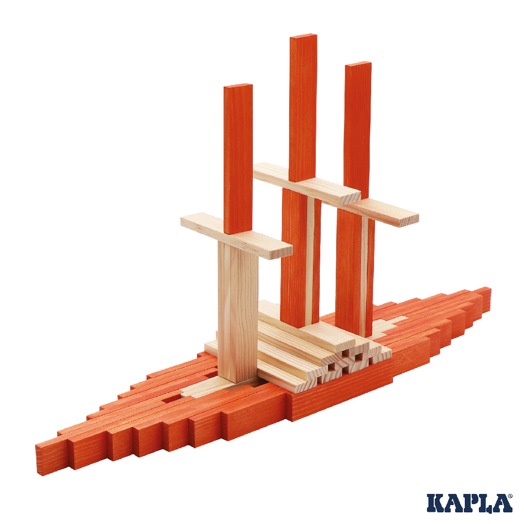 Kapla box 40 orange pieces