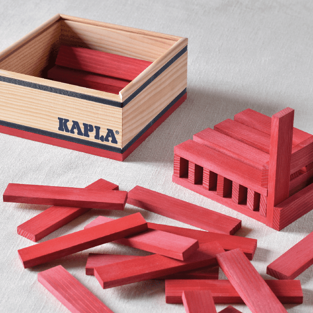Kapla Box 40 pieces Red