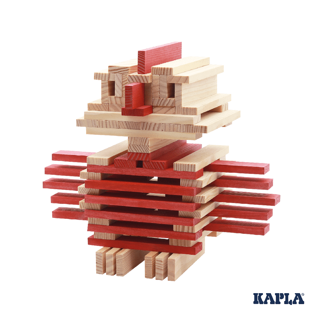 Kapla Box 40 pieces Red