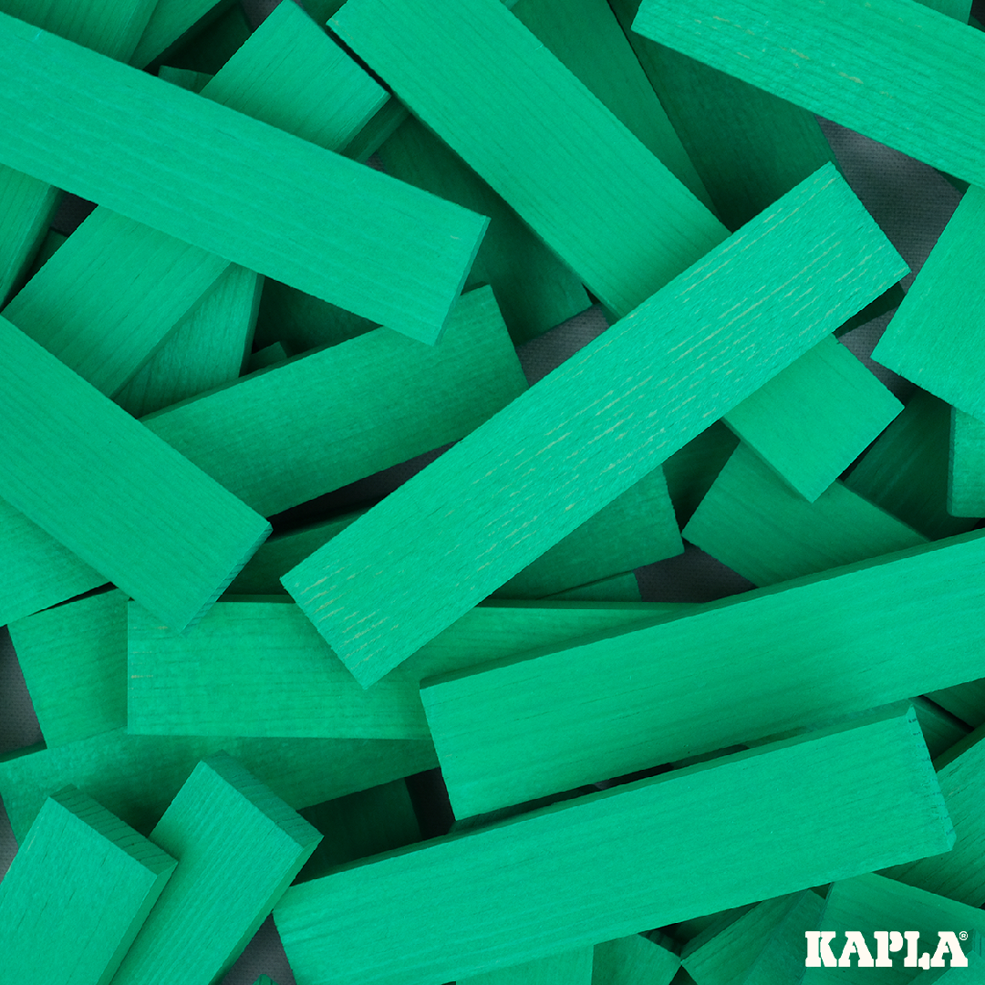 Kapla box 40 pieces green