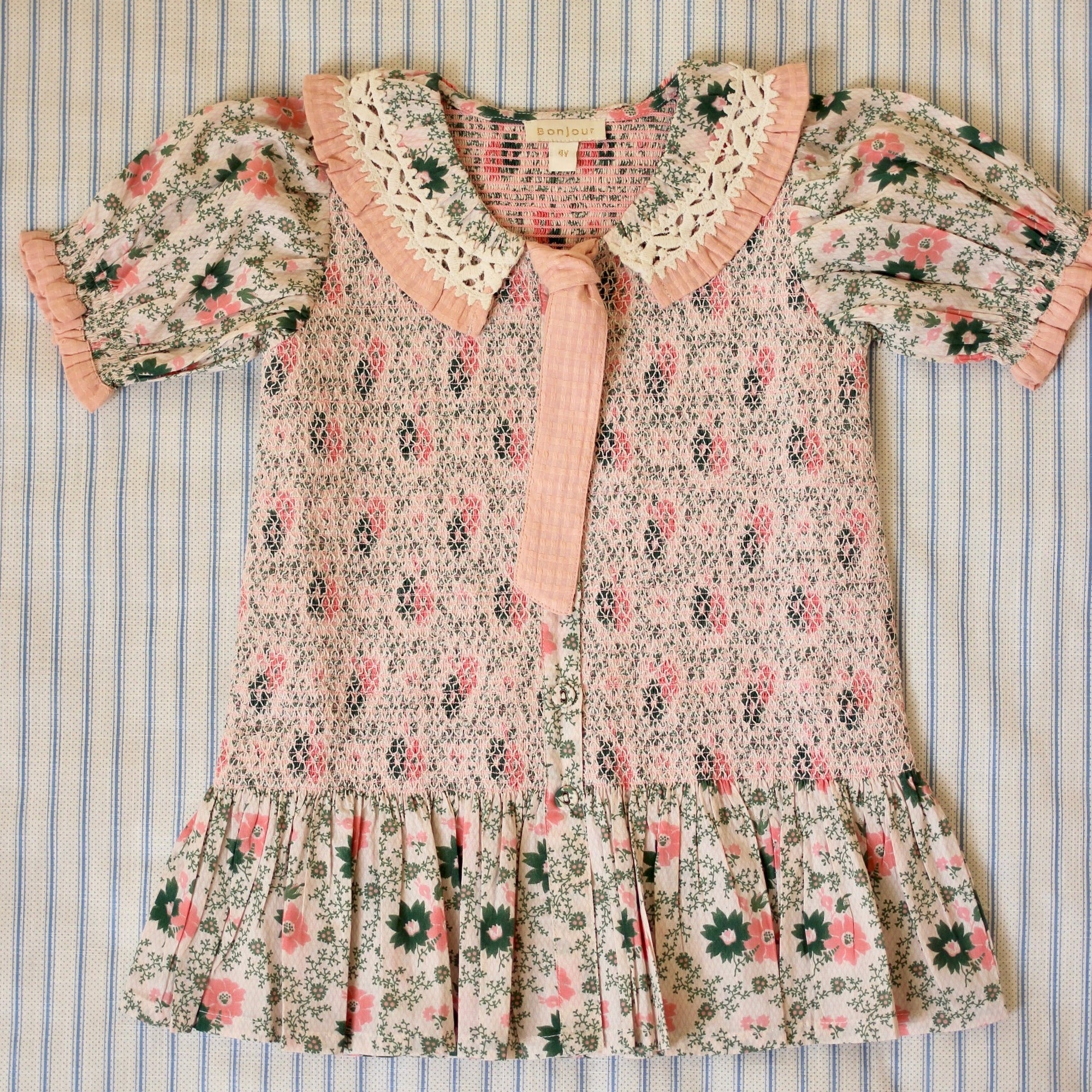 vetements durables enfants bonjour Tunique Prairie in bloom