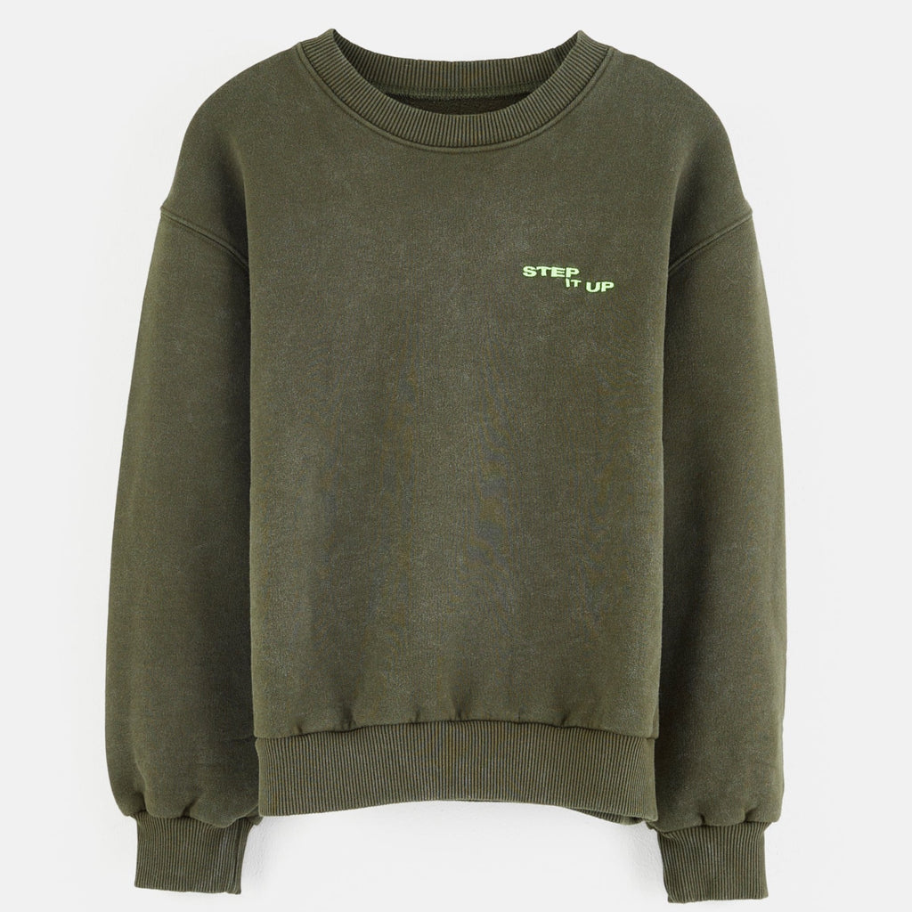 Khaki sweatshirt