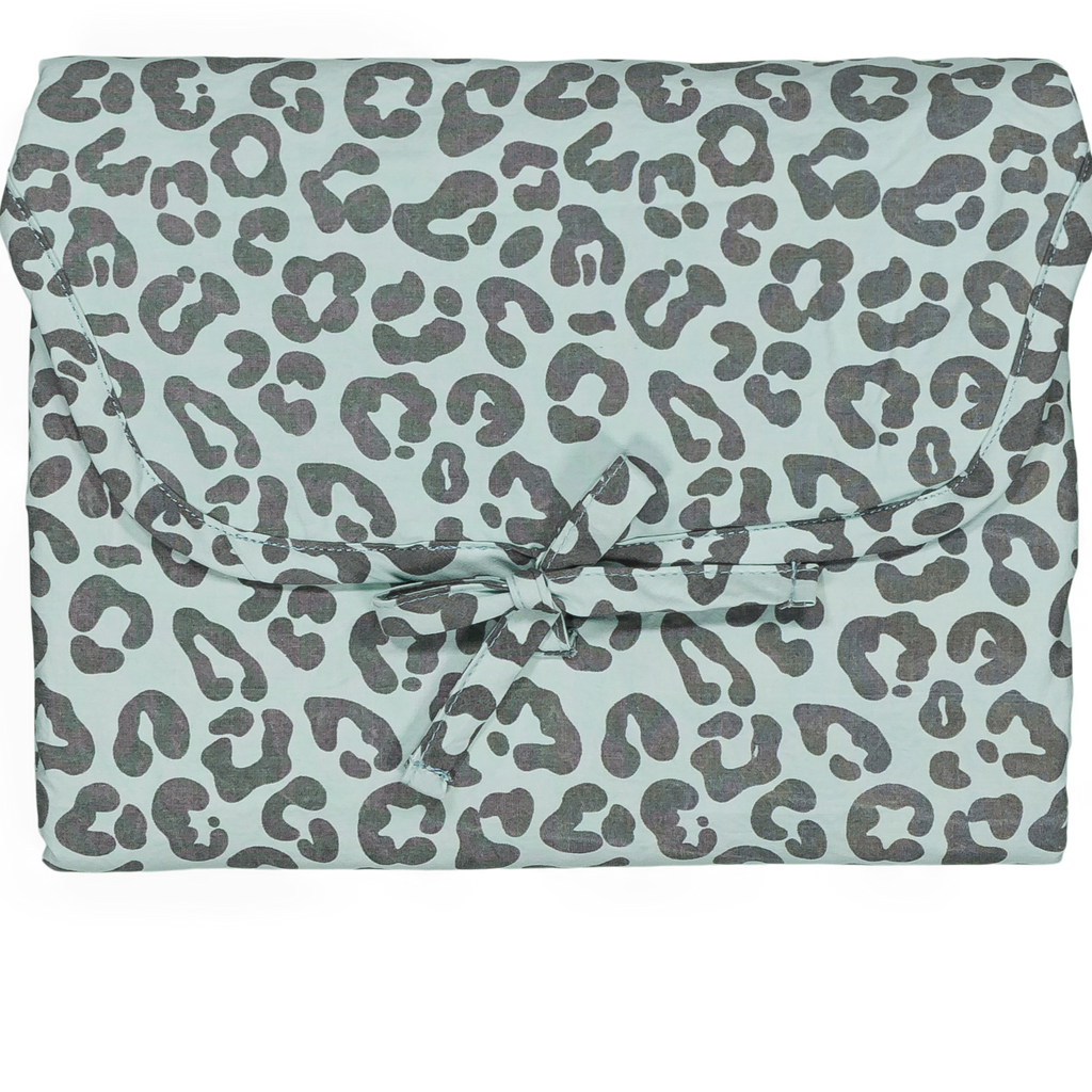 Charly Leopard Blue Changing Mat