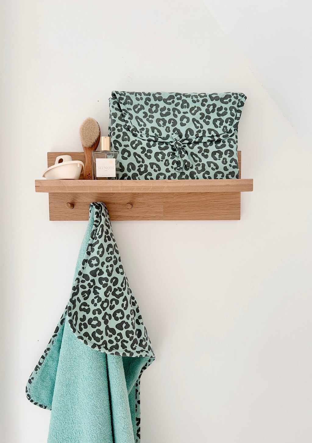 Charly Leopard Blue Changing Mat