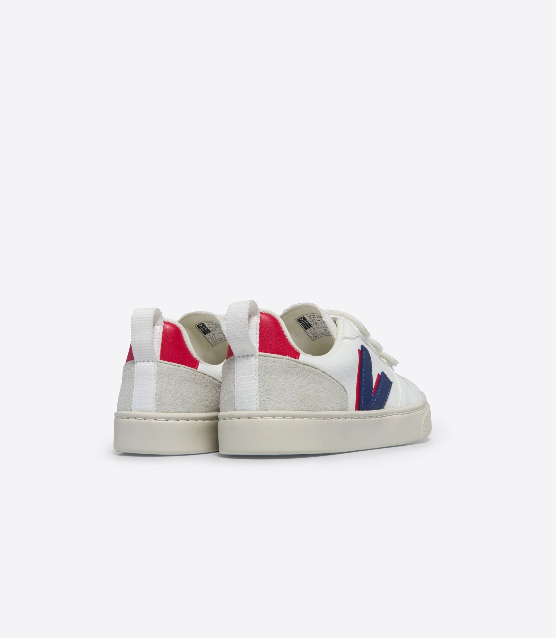 V-10 cwl vegan Marsala orange fluo scratch sneakers