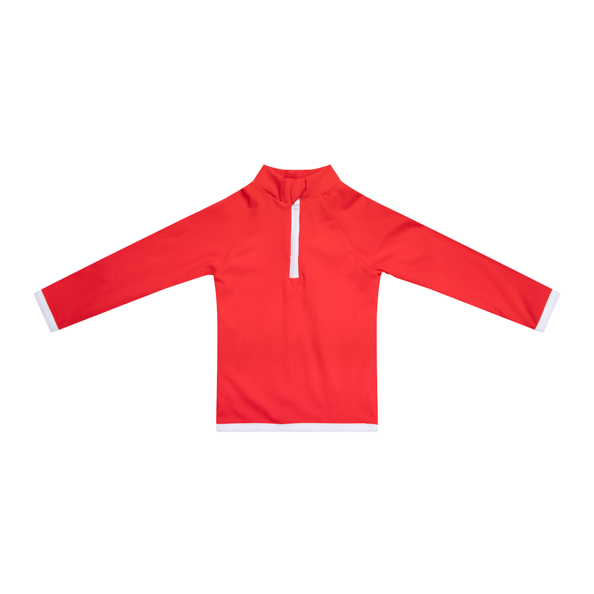 Saline Rashguard Baby Red/White UPF 50+