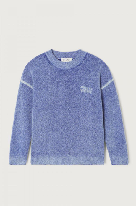 Pull Damsville Bleu Print