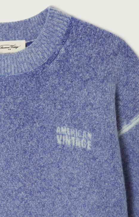 Pull Damsville Bleu Print