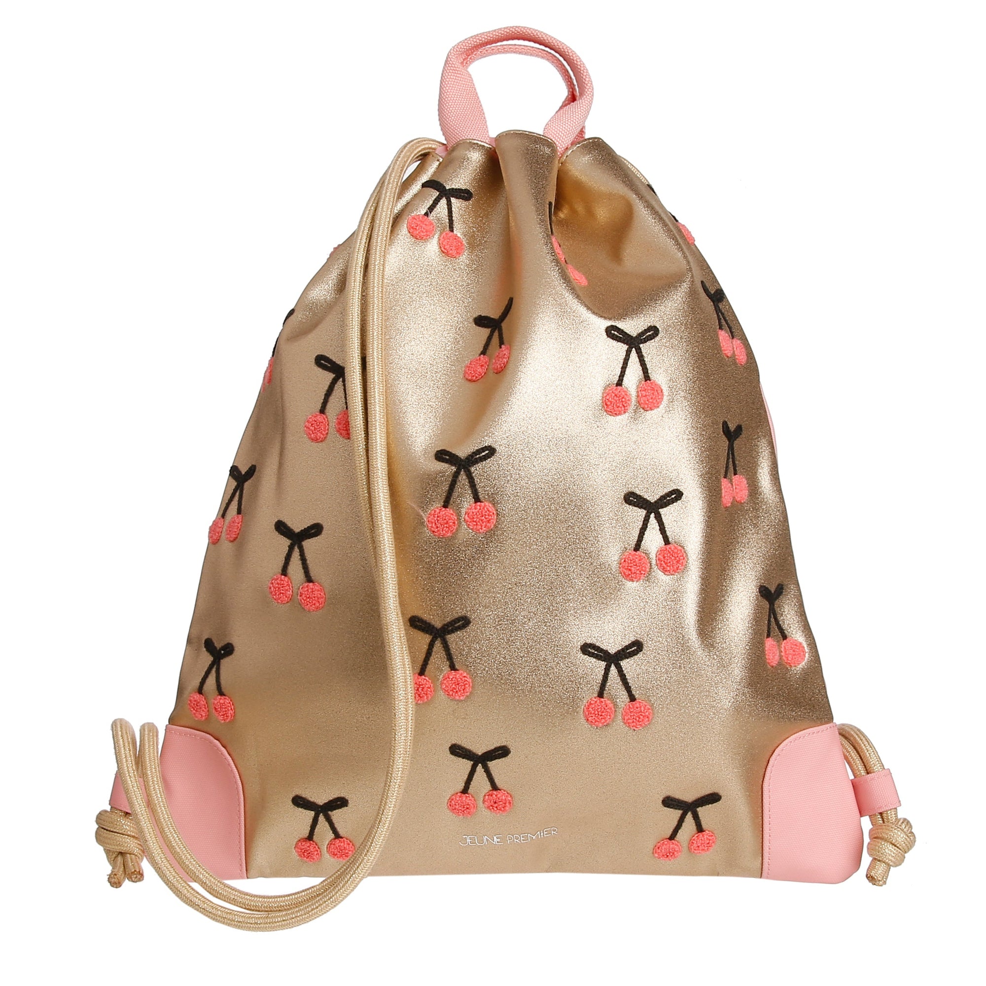 City bag cherry pompom 