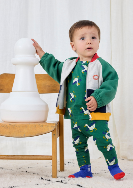 TIC TAC COLORFUL ZIP-UP SWEATSHIRT – FOR BABY