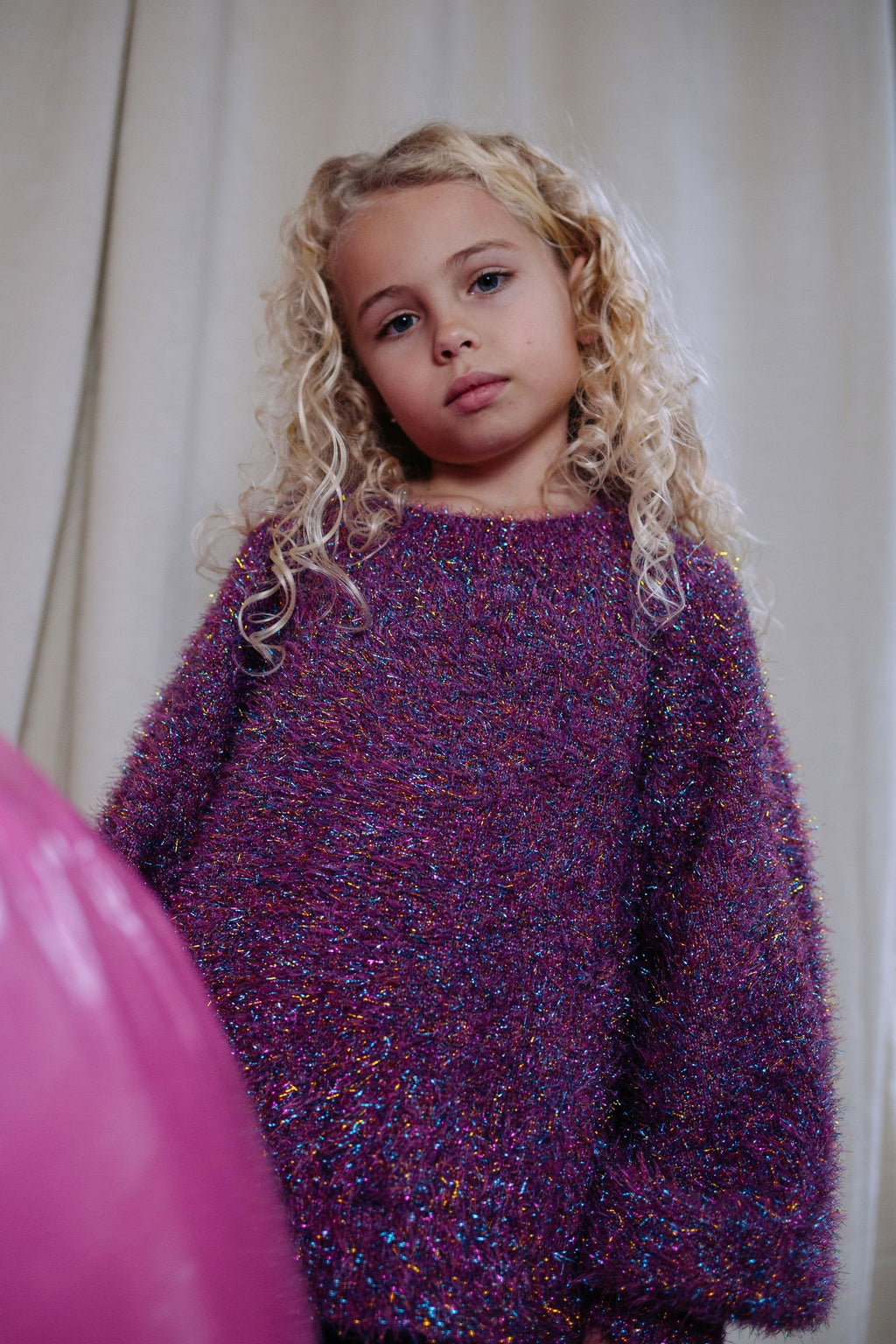 STARDAZZLE GLITTER SWEATER RAINBOW
