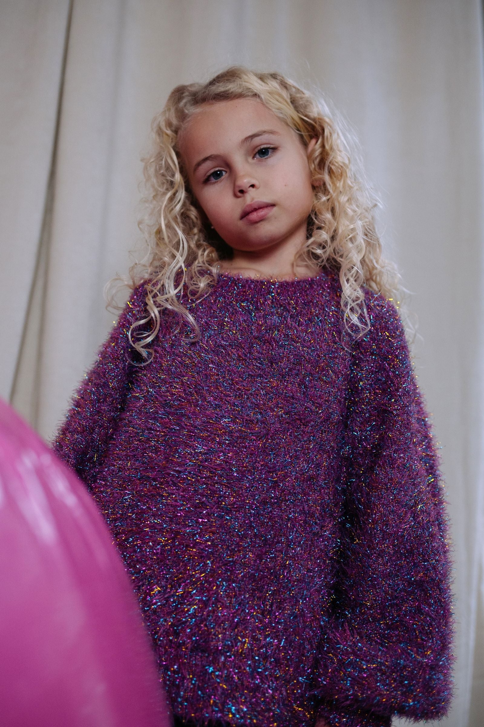 STARDAZZLE GLITTER SWEATER RAINBOW
