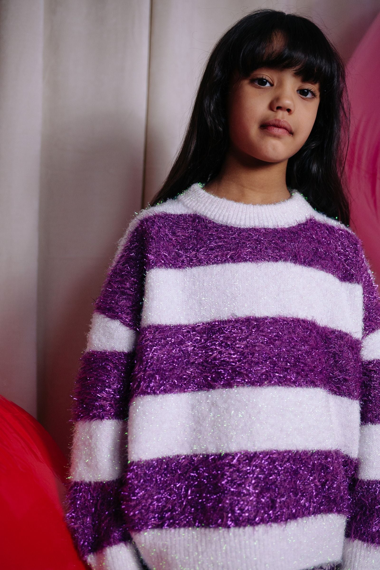 TWINKLE STRIPED SWEATER GLITTERDUST
