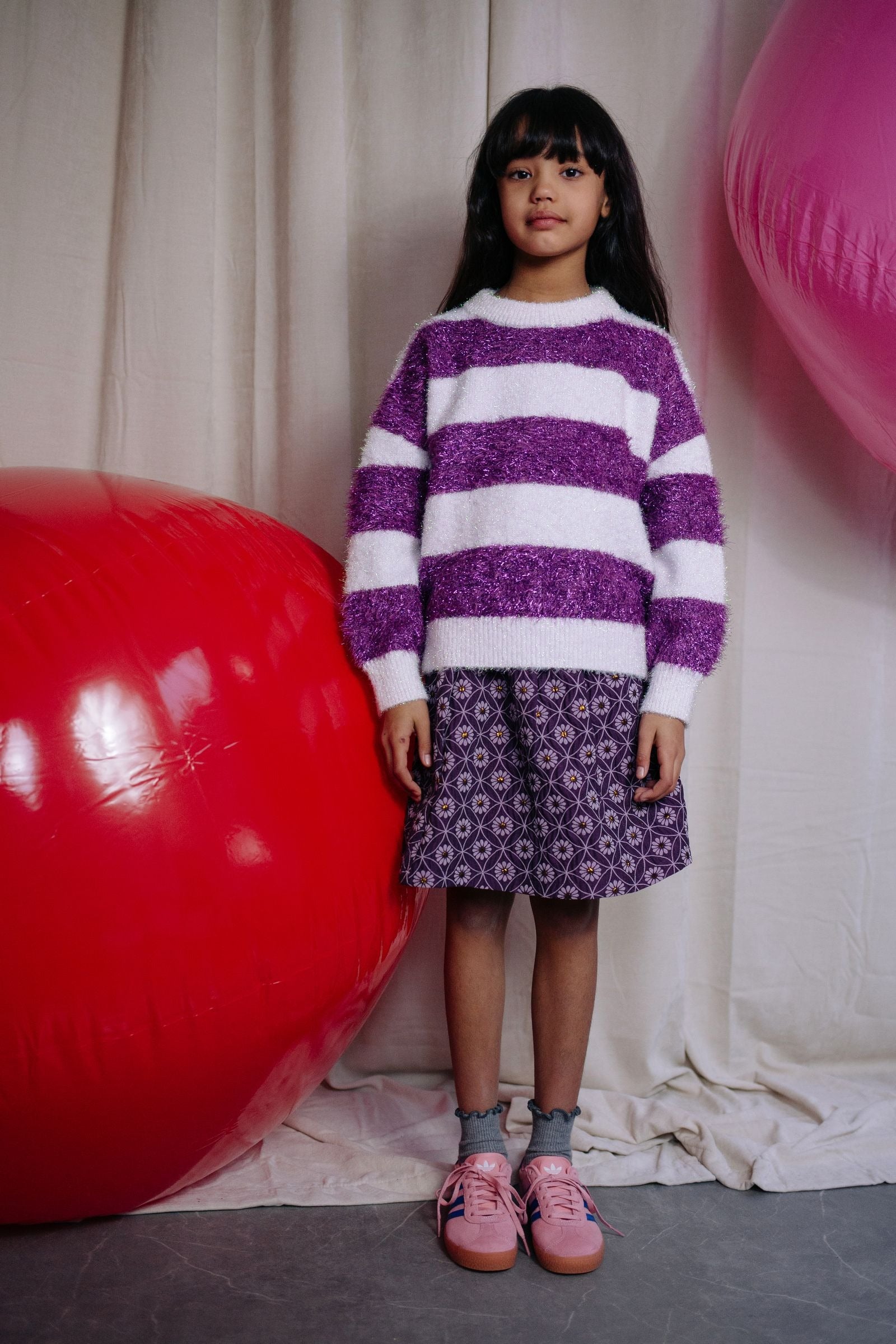 TWINKLE STRIPED SWEATER GLITTERDUST