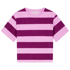 T-shirt éponge Rayé