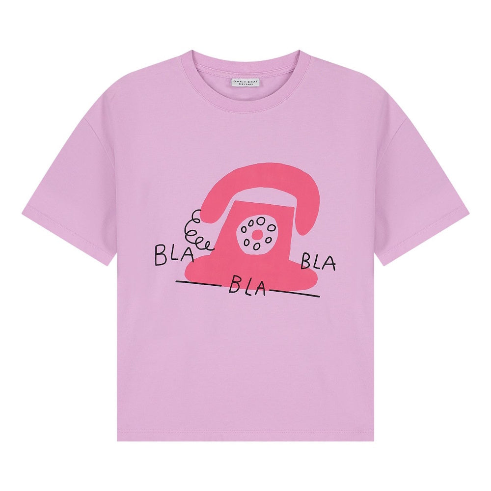 BLA BLA BLA T-shirt Sunny Violet